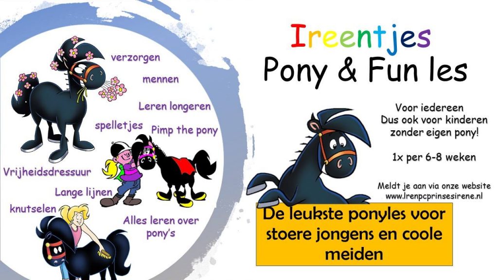 Pony & Fun lessen – Prinses Irene